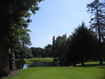 Every par three is difficult at Eugene Country Club; the 12th is a perfect example
