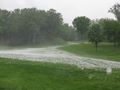 Hail in June? Bummer!