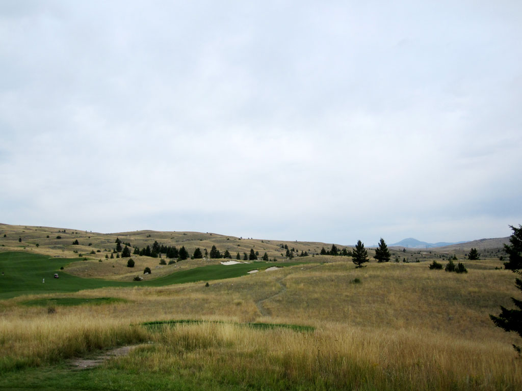 Rock Creek Cattle Company Golf Club The crazy fairway and green setup on the 11th make it the most difficult and interesting hole on the course