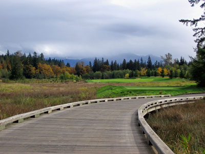 The 16th is the first par four that is part of Aldarra's 