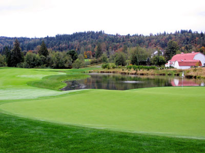 It isn't often enough that the opening hole at a course is star quality like this one at Aldarra