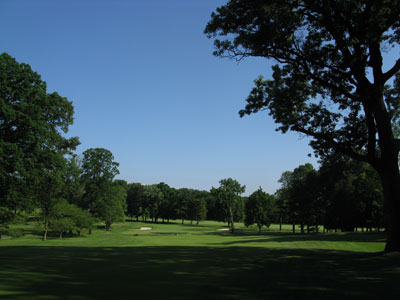 Many players will have to layup in front of the creek before trying to get up and down for par