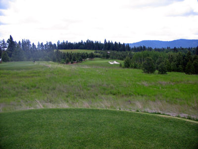 You'd swear from the tee this was a par 4, but instead it is one of the meanest par 3s you'll play