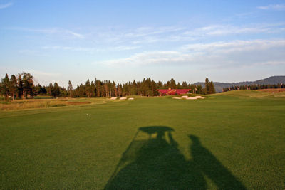 OB right and a water hazard left make this long par 4 the toughest hole on the day