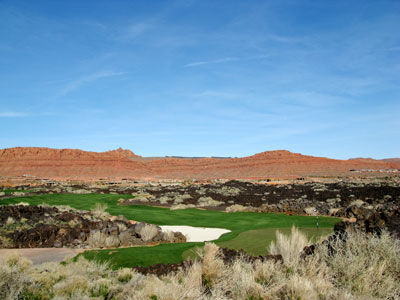 Enter the lava rock with fear; leave with a birdie