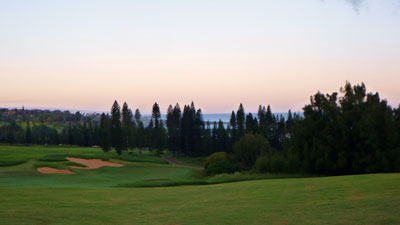 Kapalua Plantation 1st hole Kapalua Plantation 1st hole