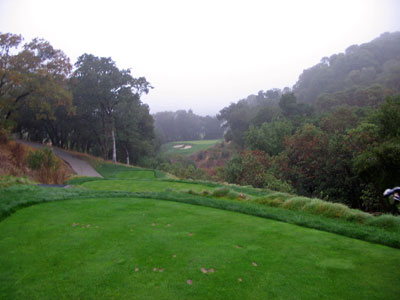 The first par three of the day sets up the secluded feel at Mayacama