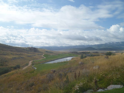 Promontory Dye Canyon Golf Course 2nd hole