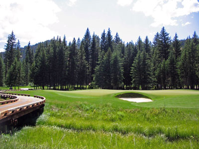 The lip on the bunker is not a welcome site to a ball tucked tight in the sand
