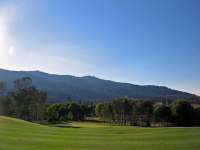 A receptive fairway and green along with the short distance make this hole the easiet of the day
